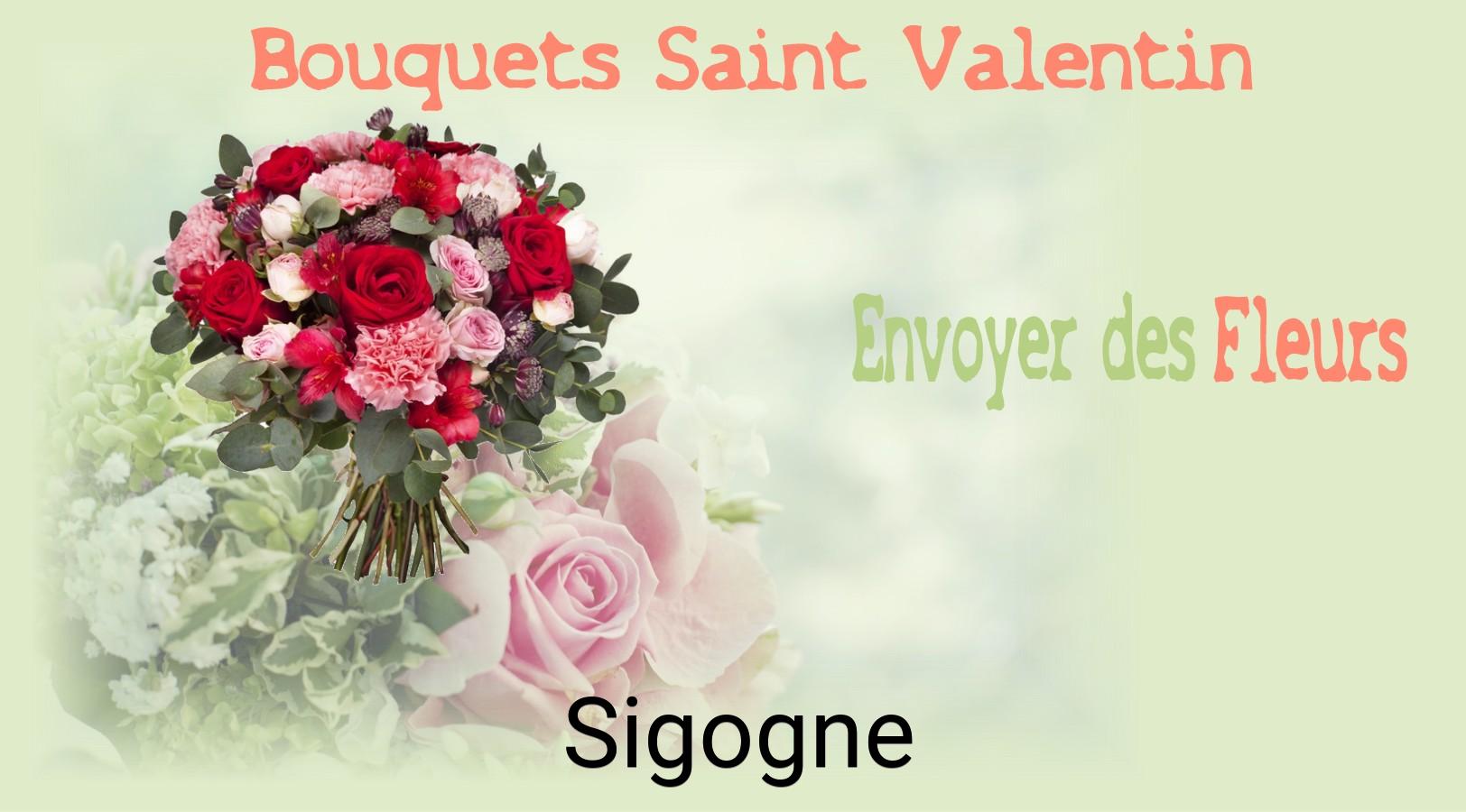 Roses de Saint-Valentin livrées à Sigogne
